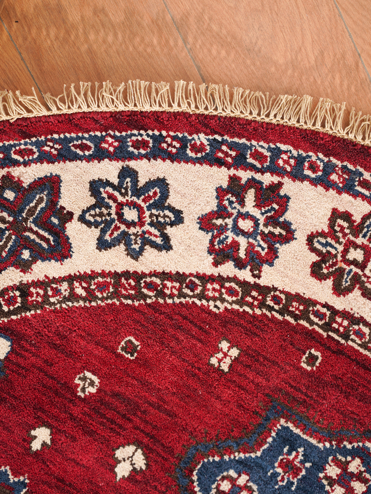 Handmade Multicolor Tribal Oriental Wool Area Rug