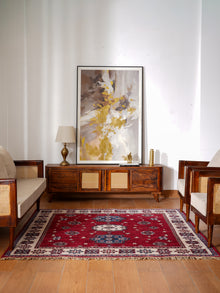 Handmade Multicolor Tribal Oriental Wool Area Rug