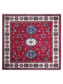 Handmade Multicolor Tribal Oriental Wool Area Rug