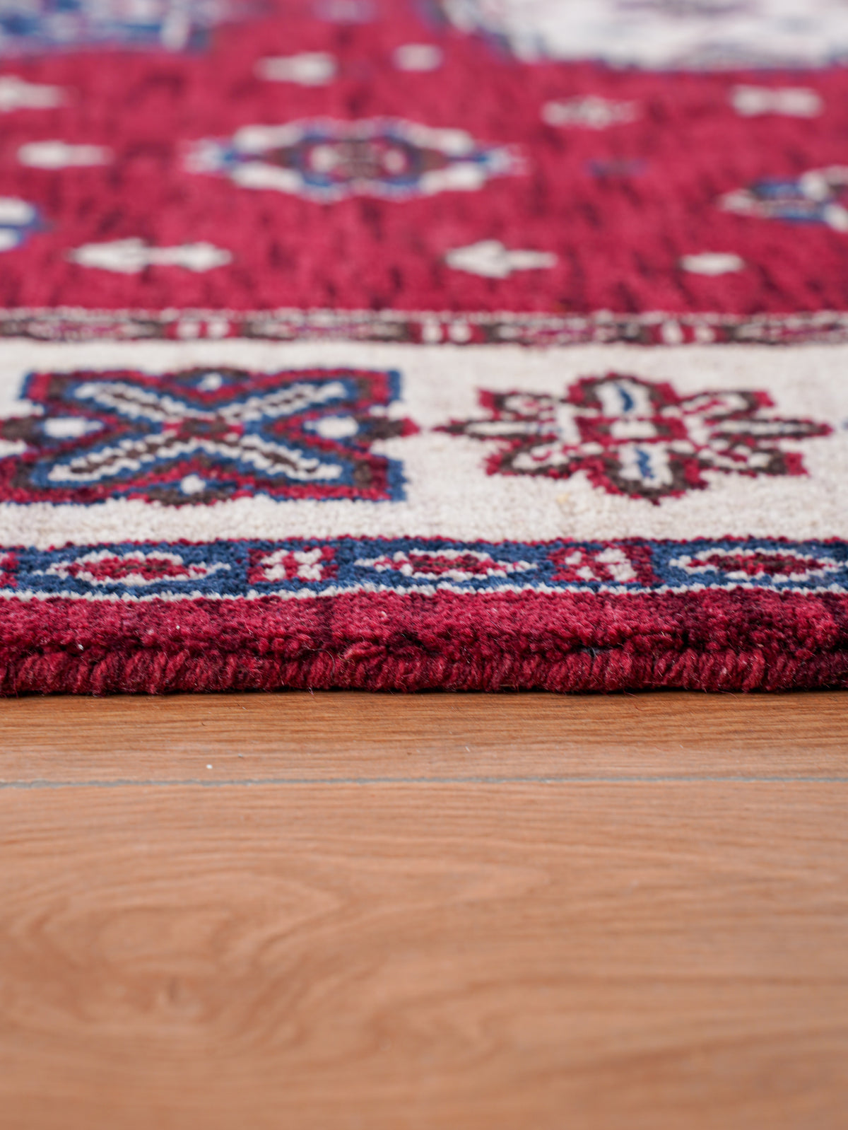 Handmade Multicolor Tribal Oriental Wool Area Rug