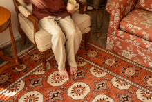 Hand Knotted Wool Multicolor Oriental Area Rug