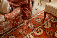 Hand Knotted Wool Multicolor Oriental Area Rug