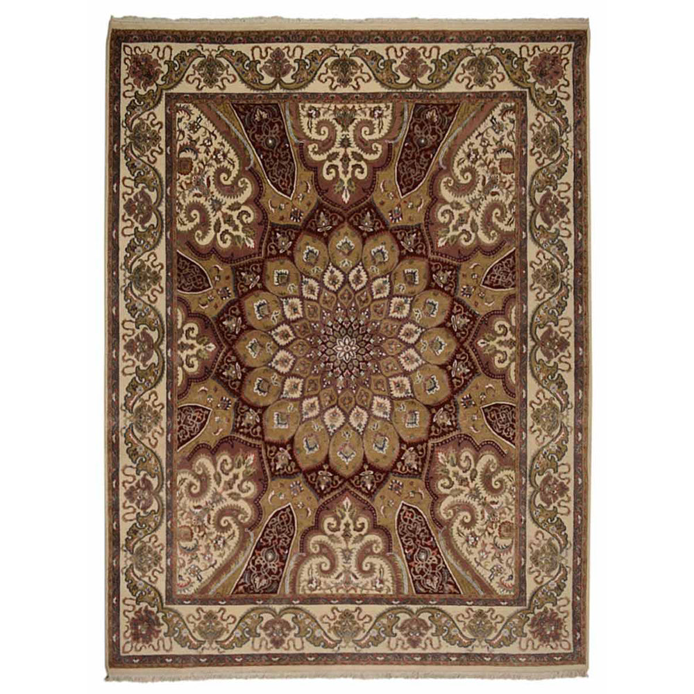 Bokhara Hand Knotted Isfahan Rug