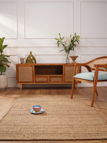 Plush Jute Braided Rug