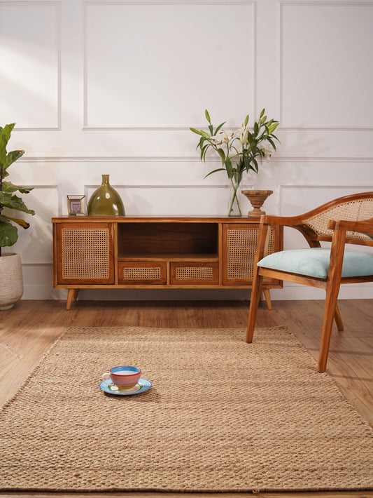 Plush Jute Braided Rug