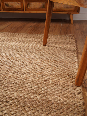 Plush Jute Braided Rug