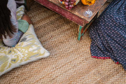 Plush Jute Braided Rug