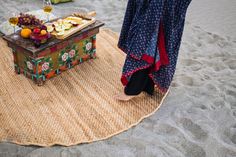 Plush Jute Braided Rug