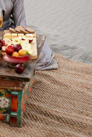 Plush Jute Braided Rug