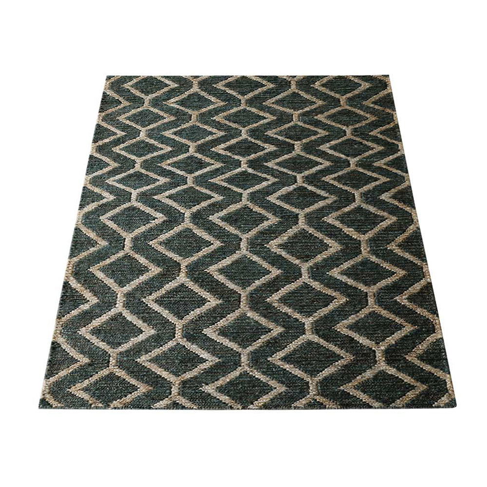 Spiral Hand Knotted Rug