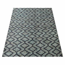 Spiral Hand Knotted Rug