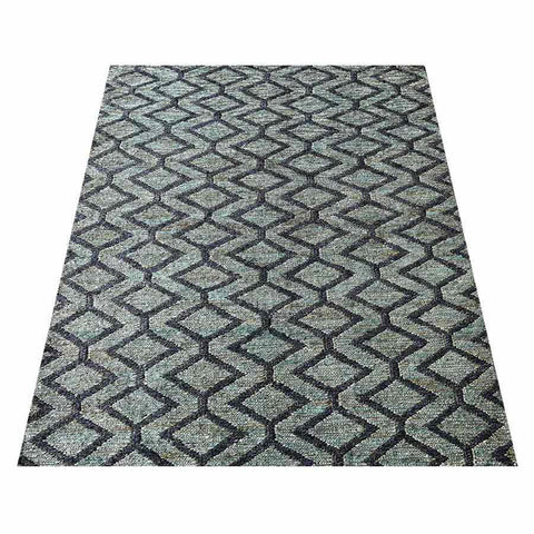 Spiral Hand Knotted Rug