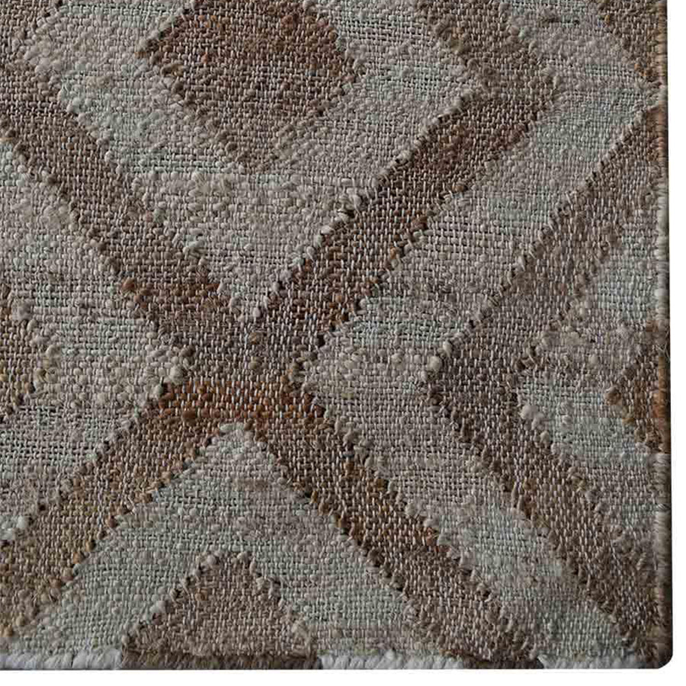 Chevron Jute Braided Rug