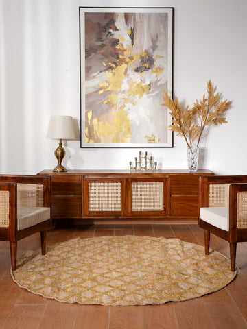 Poly Jute Braided Rug