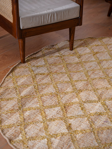 Poly Jute Braided Rug