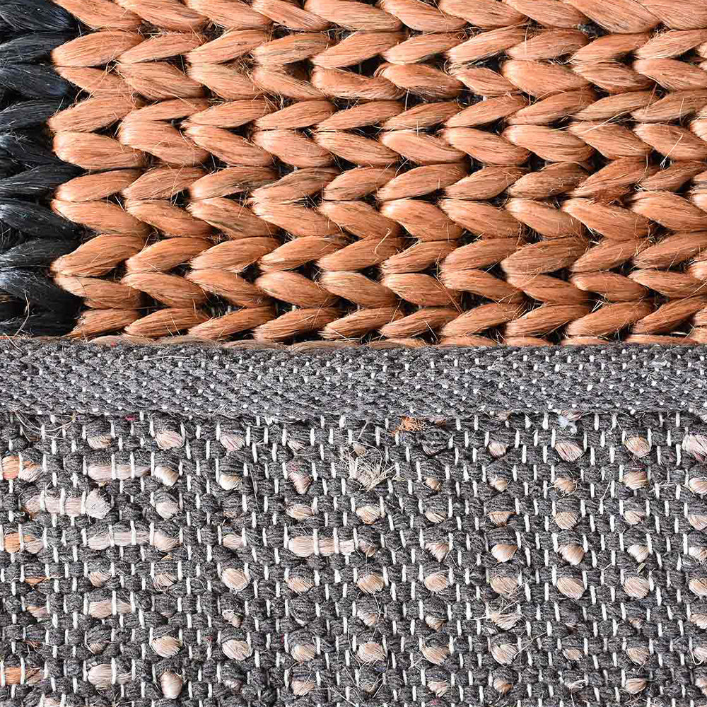 Circle Jute Braided Rug