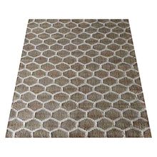 Grid Jute Braided Rug