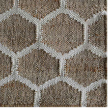 Grid Jute Braided Rug