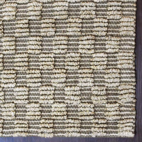 Hand Woven Jute Eco-friendly Area Rug Contemporary Light Brown J00091