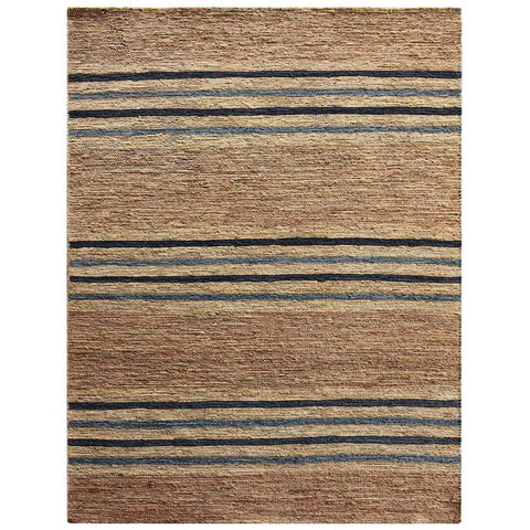 Hand Knotted Sumak Jute Eco-friendly Area Rug Contemporary Light Brown J00078