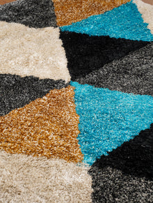 Diagonal Hand Tufted Rug