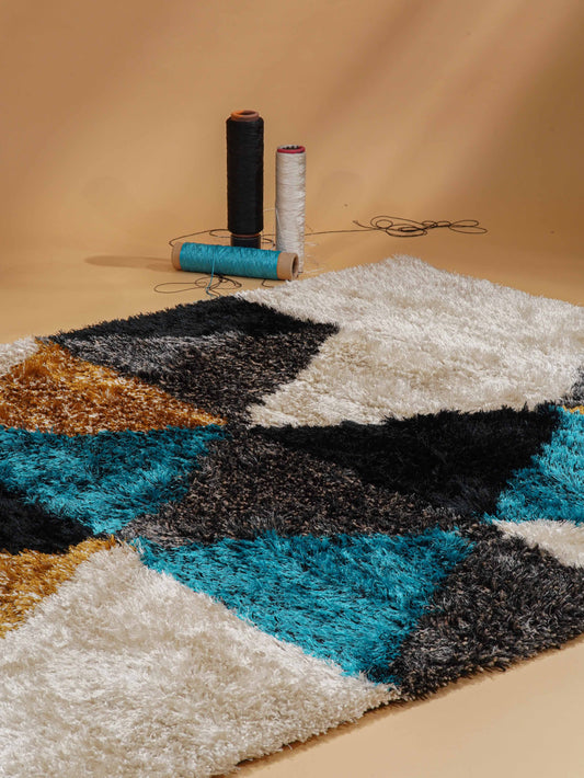 Diagonal Hand Tufted Rug