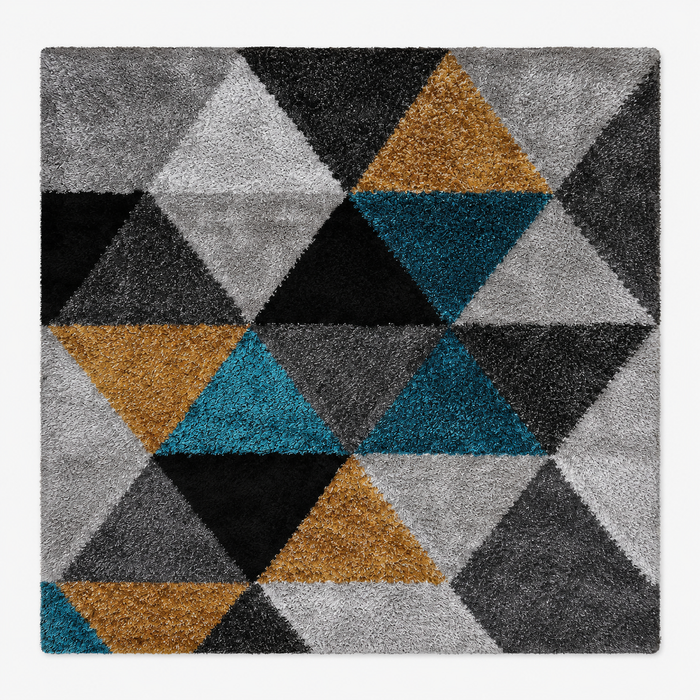 Diagonal Hand Tufted Rug