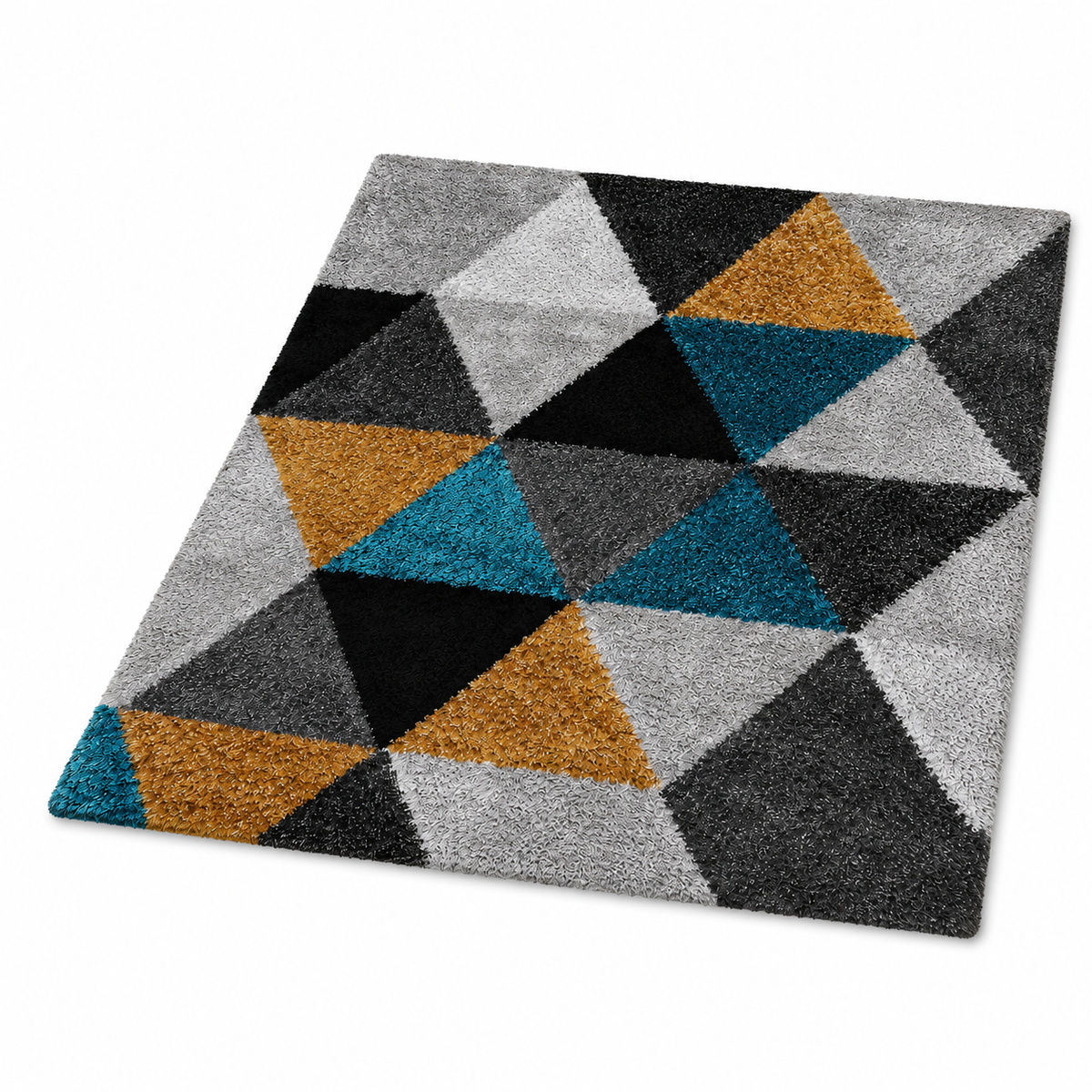 Diagonal Hand Tufted Rug