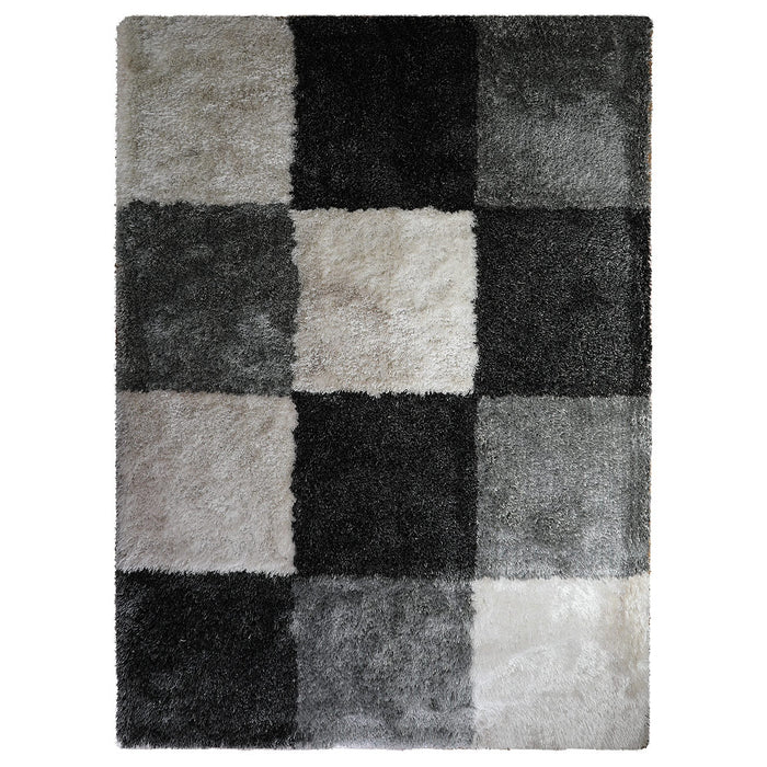 Maze-like Hand Tufted Rug