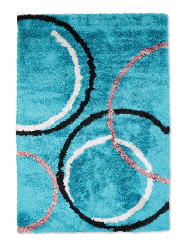 Zigzagging Hand Tufted Rug