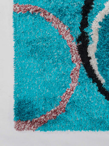 Zigzagging Hand Tufted Rug
