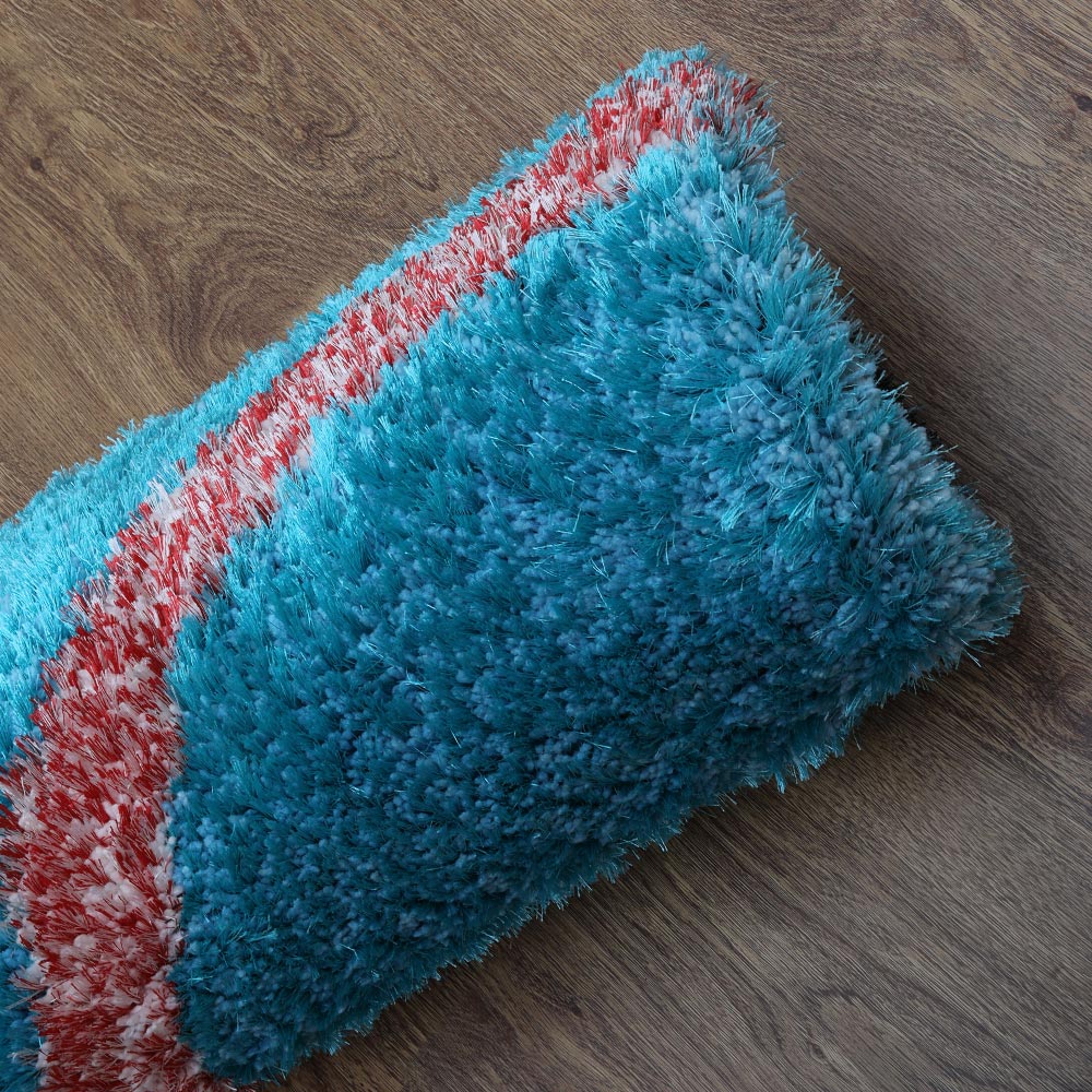 Zigzagging Hand Tufted Rug