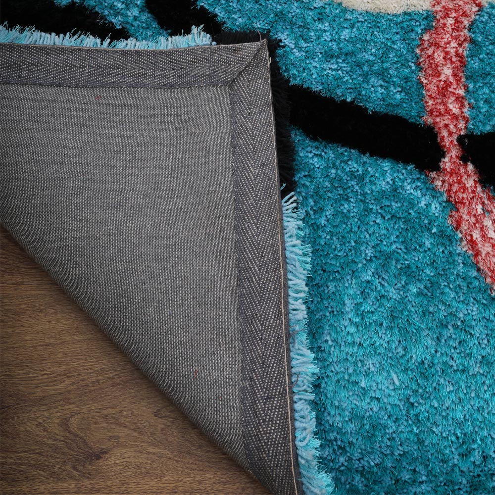 Zigzagging Hand Tufted Rug