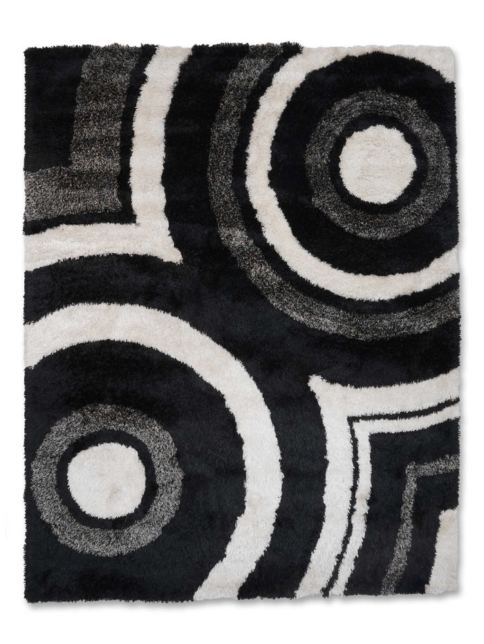 Symmetrical Hand Tufted Rug — rug only