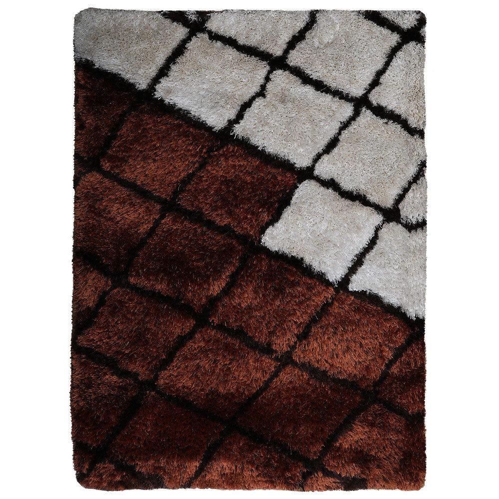 Rhomboid Hand Tufted Rug