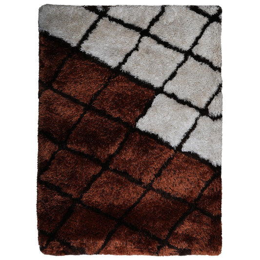 Rhomboid Hand Tufted Rug