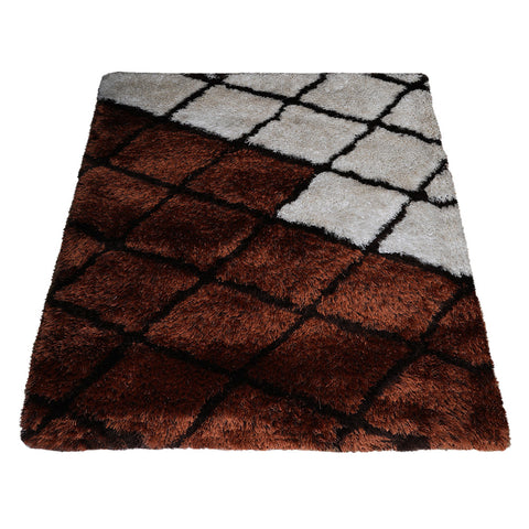 Rhomboid Hand Tufted Rug