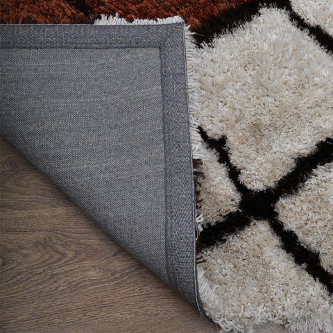 Rhomboid Hand Tufted Rug