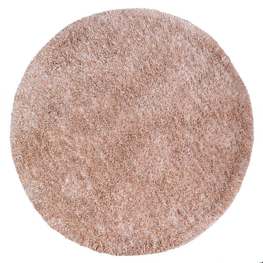 hand-tufted-shag-polyester-round-rug-solid-beige-side 1