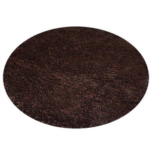 hand-tufted-shag-polyester-round-rug-solid-brown-side 2