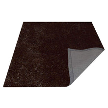 hand-tufted-shag-polyester-square-rug-solid-brown-side 3