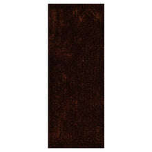 hand-tufted-shag-polyester-runner-rug-solid-brown-side 1