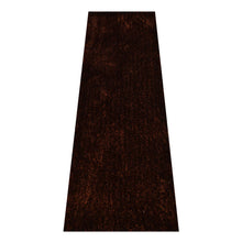 hand-tufted-shag-polyester-runner-rug-solid-brown-side 2
