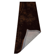 hand-tufted-shag-polyester-runner-rug-solid-brown-side 3