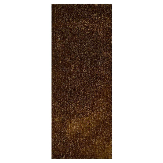 hand-tufted-shag-runner-area-rug-solid-gold-side 1