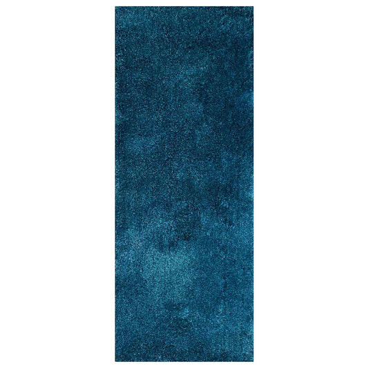 hand-tufted-shag-polyester-solid-turquoise-runner-rug-side-1