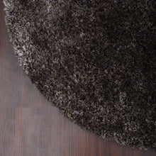 hand-tufted-shag-polyester-round-rug-solid-beige-gray-closeup 2