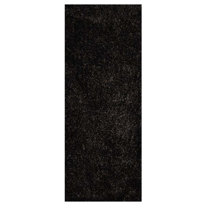 hand-tufted-shag-polyester-runner-rug-solid-black-silver-side 1