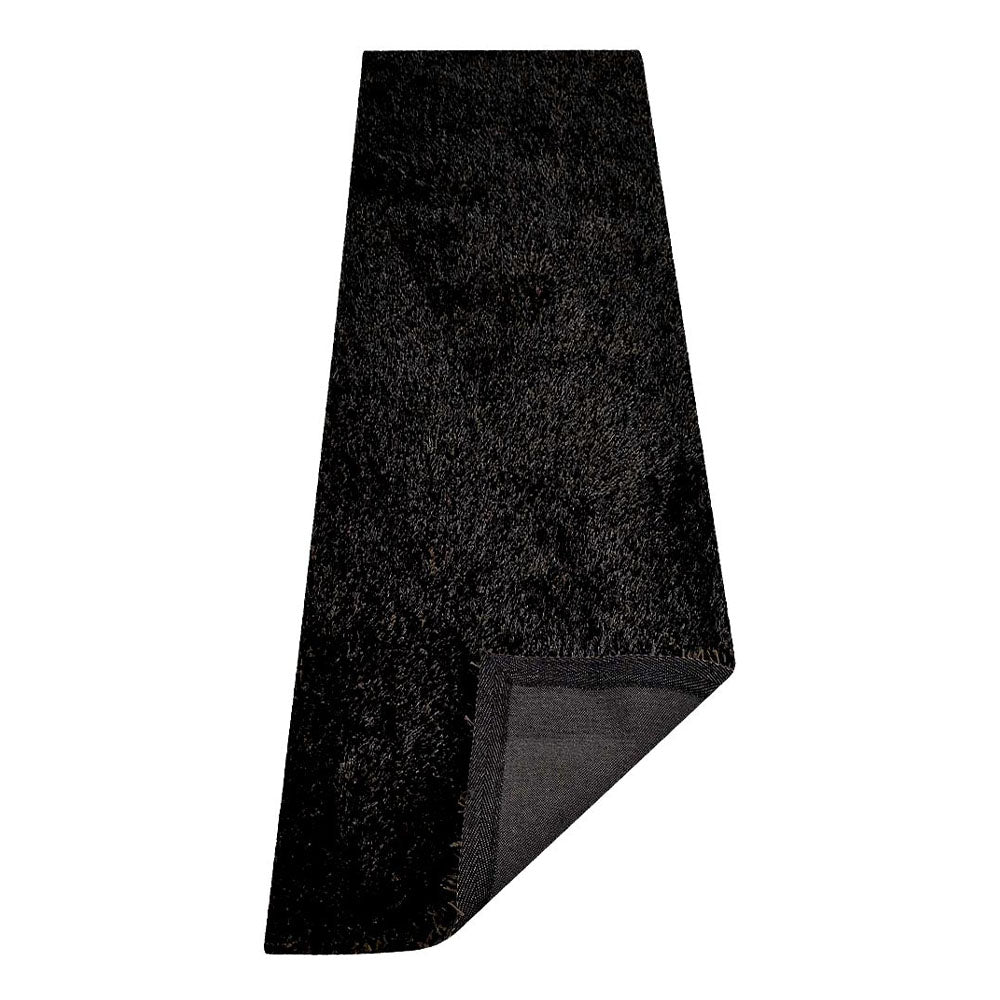 hand-tufted-shag-polyester-runner-rug-solid-black-silver-side 3