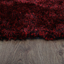 hand-tufted-shag-polyester-solid-red-black-rectangle-rug-closeup-3